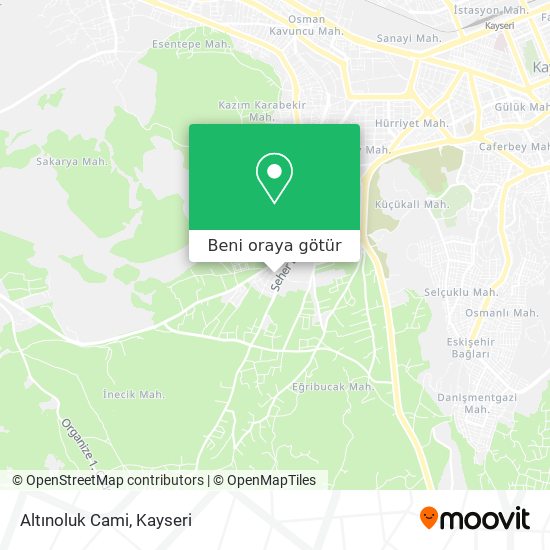 Altınoluk Cami harita