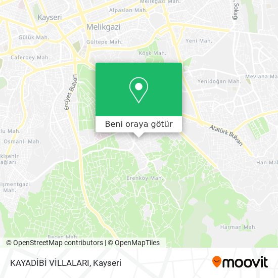 KAYADİBİ VİLLALARI harita
