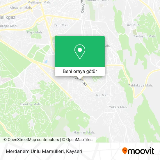 Merdanem Unlu Mamülleri harita