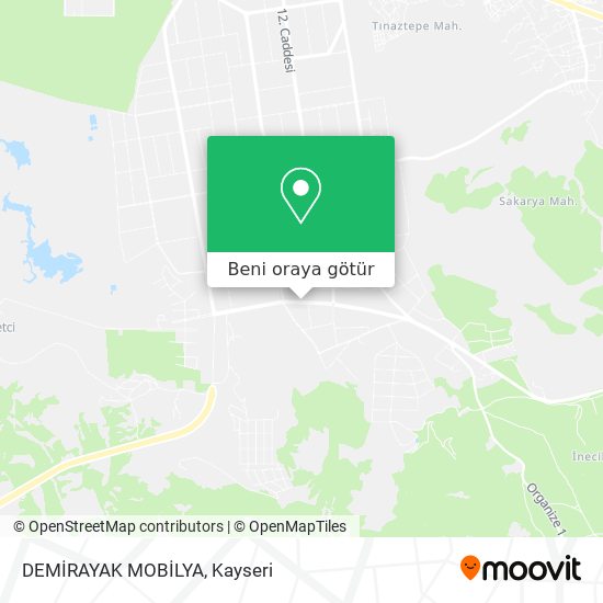 DEMİRAYAK MOBİLYA harita