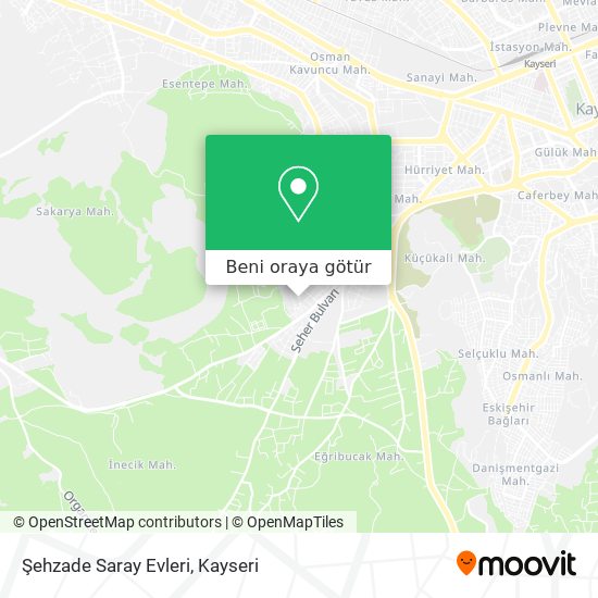 Şehzade Saray Evleri harita