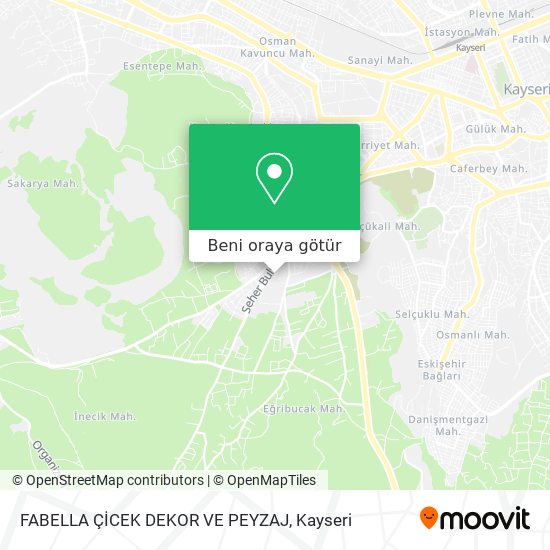 FABELLA ÇİCEK DEKOR VE PEYZAJ harita