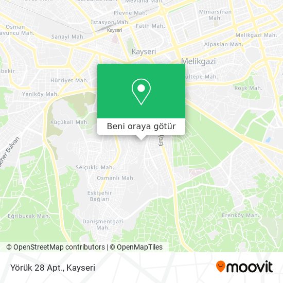 Yörük 28 Apt. harita