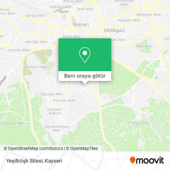 Yeşilköşk Sitesi harita