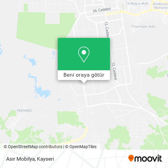 Asır Mobilya harita