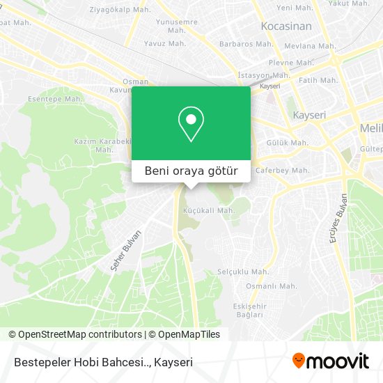 Bestepeler Hobi Bahcesi.. harita