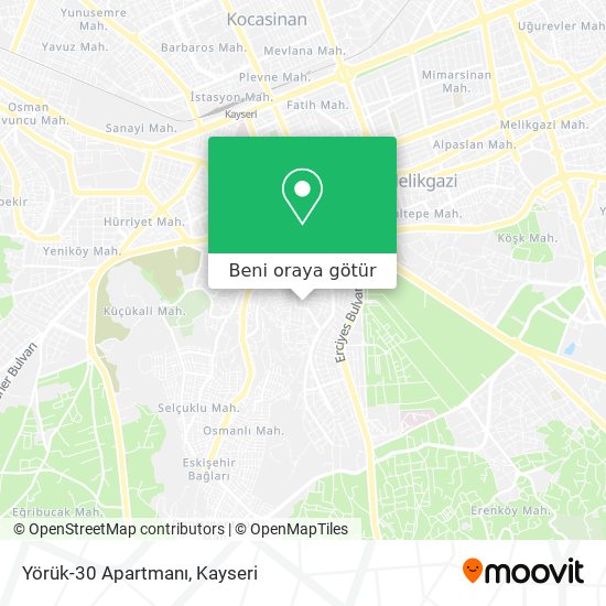 Yörük-30 Apartmanı harita