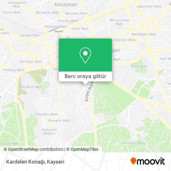 Kardelen Konağı harita