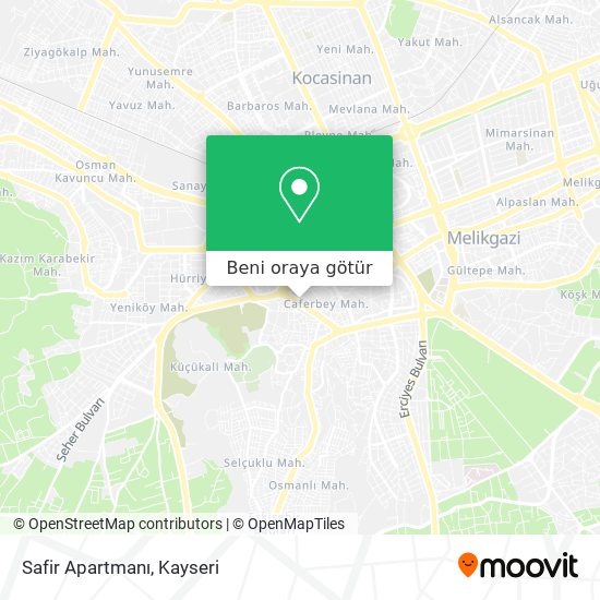Safir Apartmanı harita