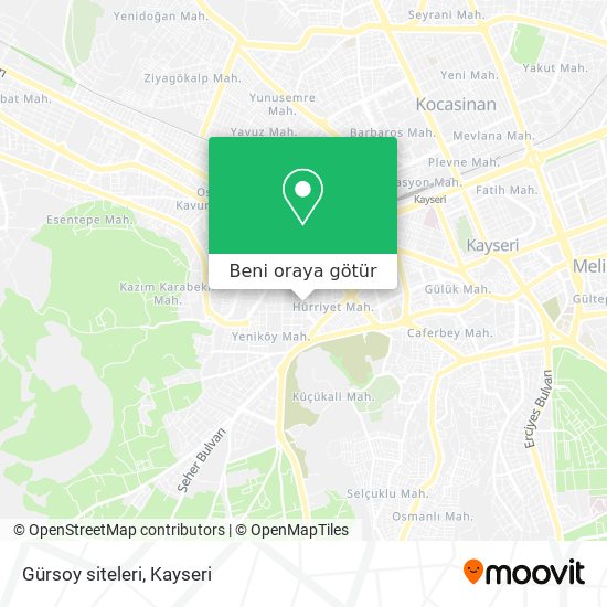 Gürsoy siteleri harita