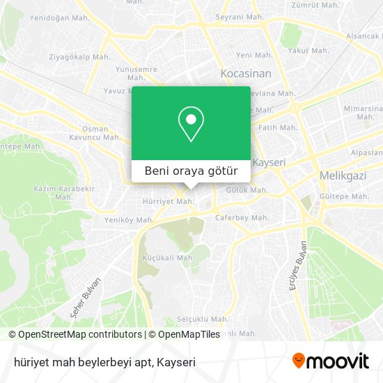 hüriyet mah beylerbeyi apt harita