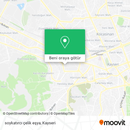 soykatırcı çelik eşya harita