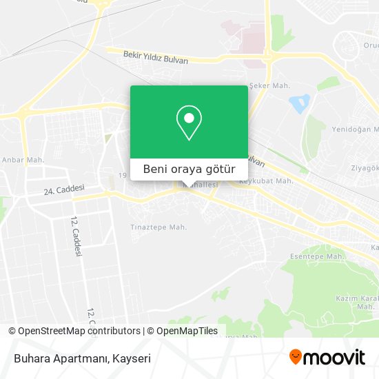 Buhara Apartmanı harita