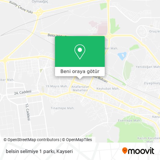 belsin selimiye 1 parkı harita