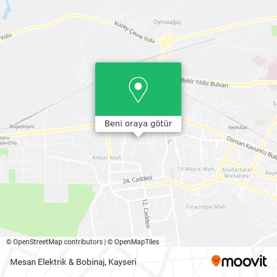 Mesan Elektrik & Bobinaj harita