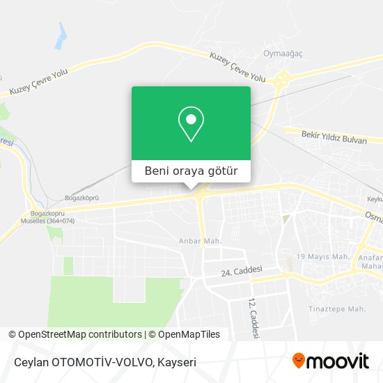 ceylan otomotiv volvo hacilar nerede otobus ile nasil gidilir