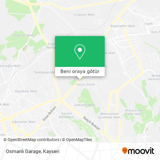 Osmanlı Garage harita