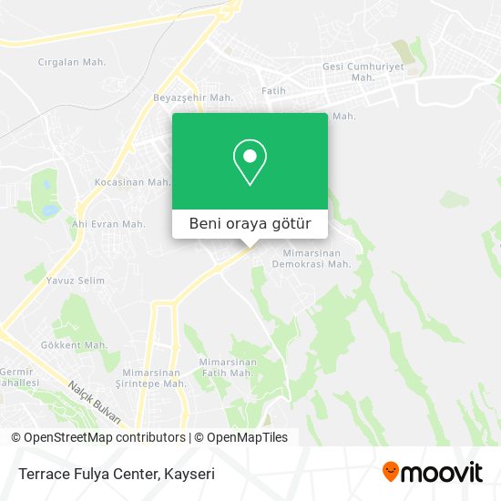 Terrace Fulya Center harita