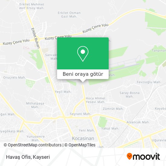 Havaş Ofis harita