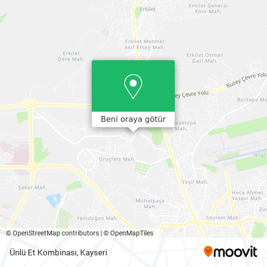 Ünlü Et Kombinası harita