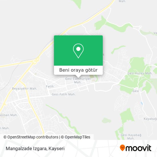 Mangalzade Izgara harita