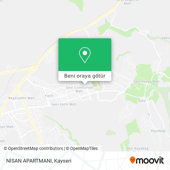 NİSAN APARTMANI harita