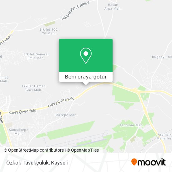 Özkök Tavukçuluk harita