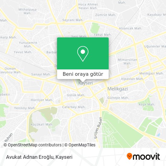 Avukat Adnan Eroğlu harita