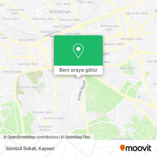 Sümbül Sokak harita