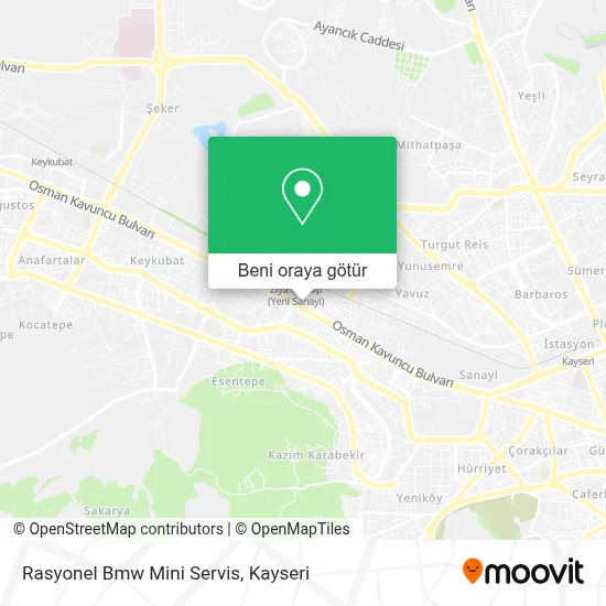 Rasyonel Bmw Mini Servis harita