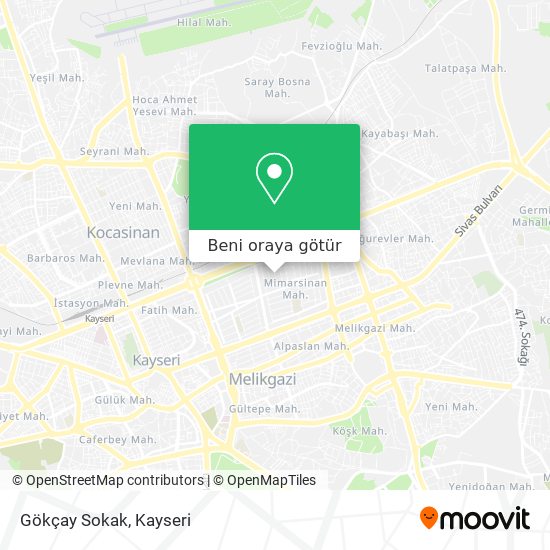 Gökçay Sokak harita