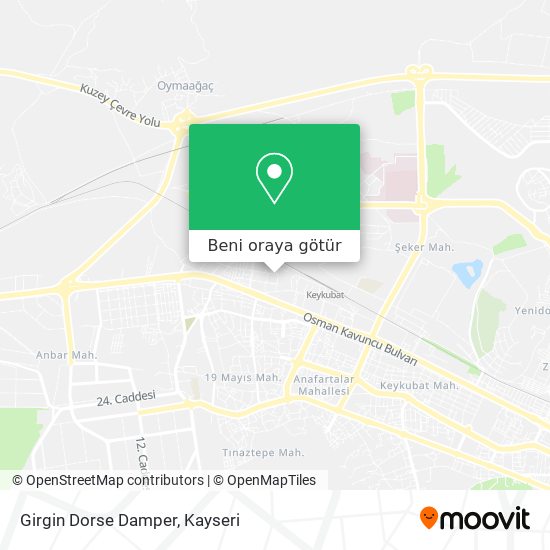 Girgin Dorse Damper harita