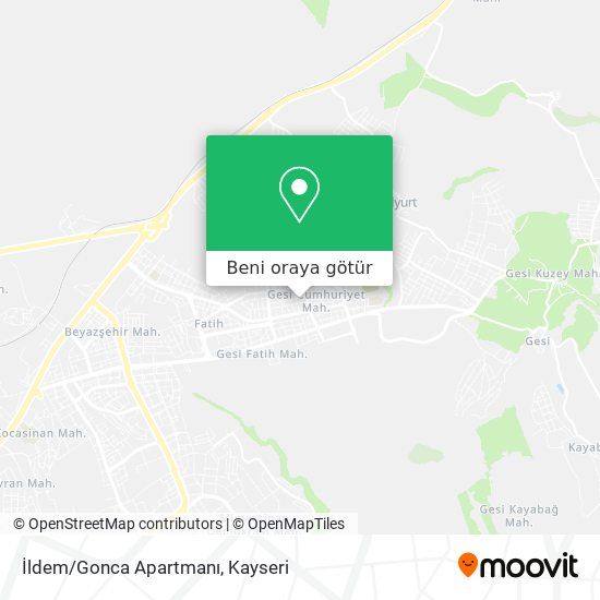 İldem/Gonca Apartmanı harita