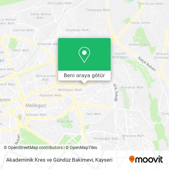 Akademinik Kres ve Gündüz Bakimevi harita