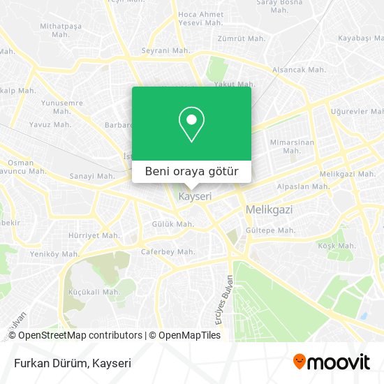 Furkan Dürüm harita