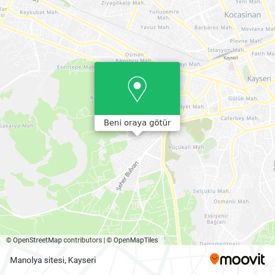 Manolya sitesi harita