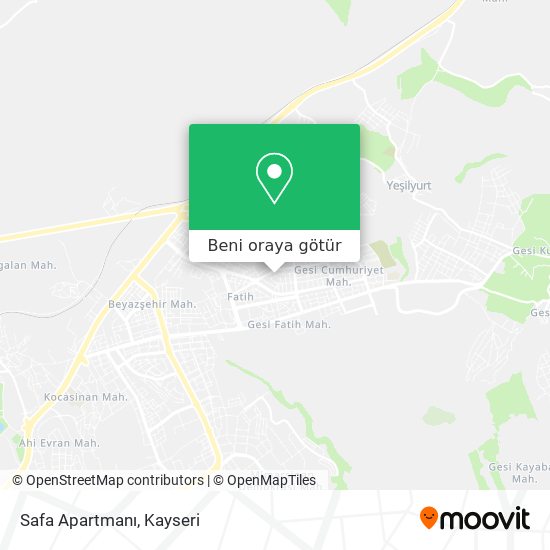 Safa Apartmanı harita