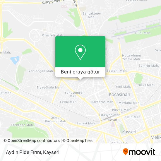 Aydın Pide Fırını harita