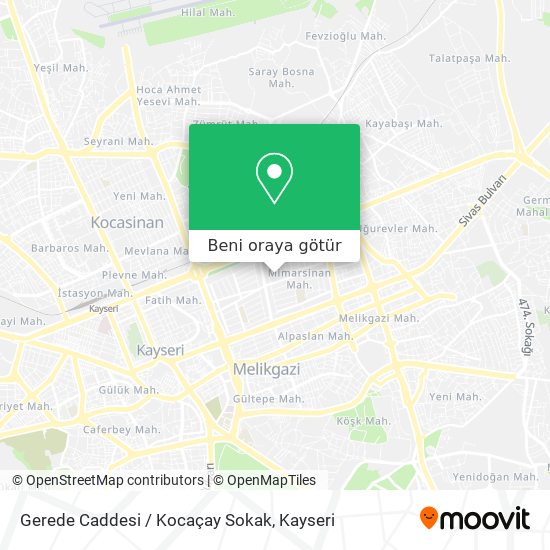 Gerede Caddesi / Kocaçay Sokak harita