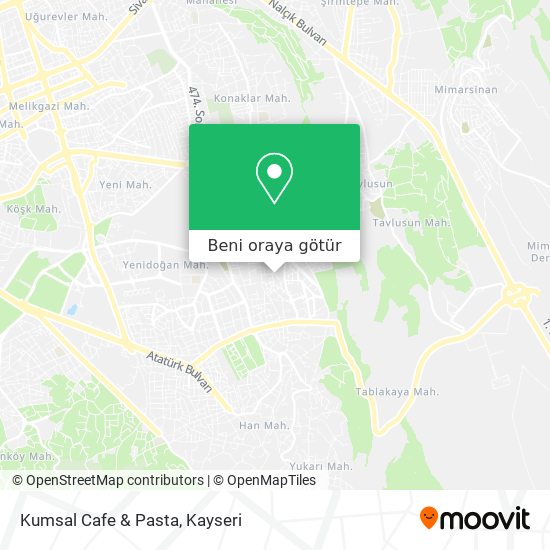 Kumsal Cafe & Pasta harita