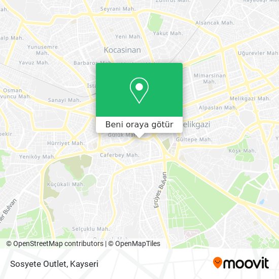 Sosyete Outlet harita