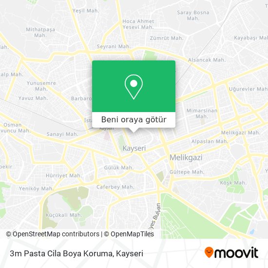 3m Pasta Cila Boya Koruma harita