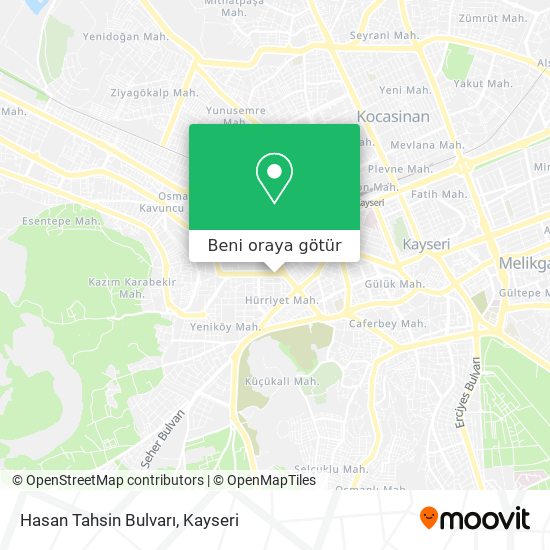 Hasan Tahsin Bulvarı harita