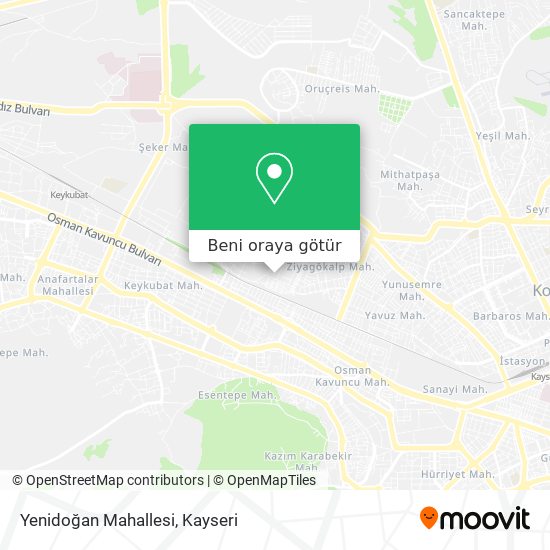 Yenidoğan Mahallesi harita