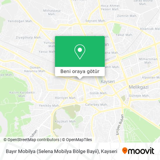 Bayır Mobilya (Selena Mobilya Bölge Bayii) harita