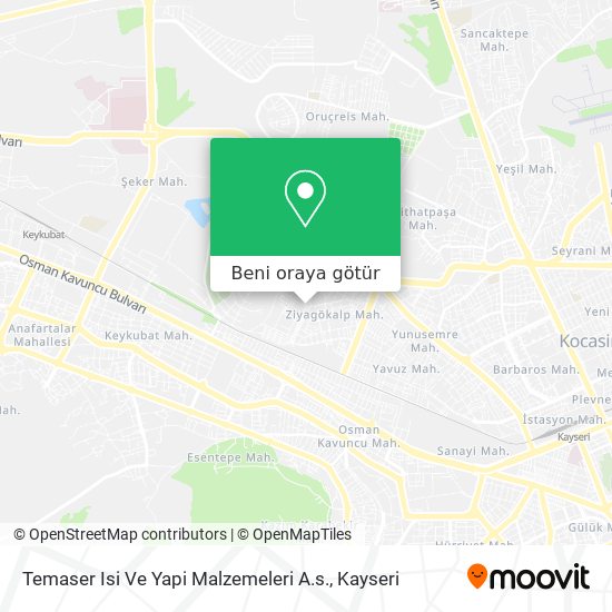 Temaser Isi Ve Yapi Malzemeleri A.s. harita
