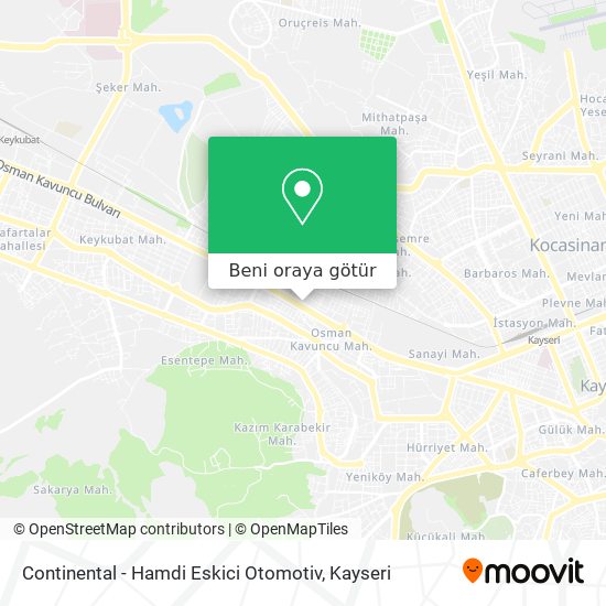 Continental - Hamdi Eskici Otomotiv harita