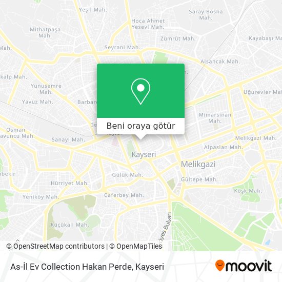 As-İl Ev Collection Hakan Perde harita