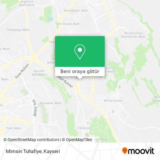 Mimsin Tuhafiye harita