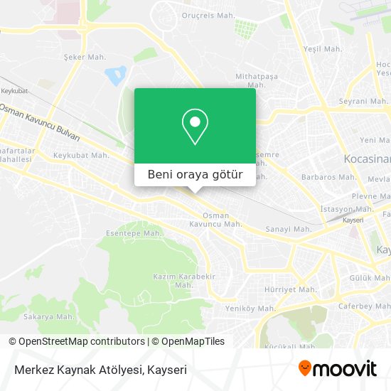 Merkez Kaynak Atölyesi harita